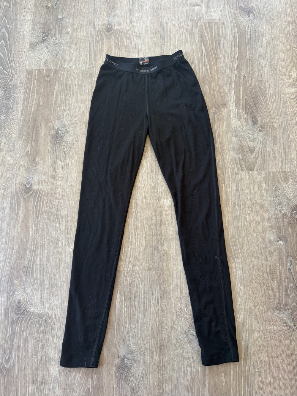 Icebreaker Black Merino Base Layer Leggings